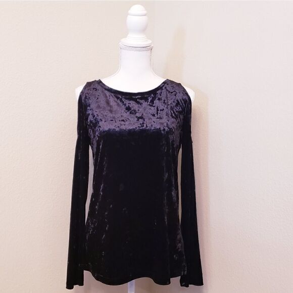 Sanctuary Mulholland Velvet Cold shoulder … - Picture 3 of 6